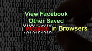 view facebook password