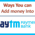 add money in paytm bank