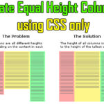 equal height columns problem