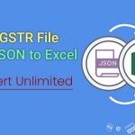 convert json to excel gst