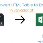 export to excel javascript