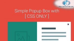 css only popup