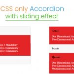 css only accordian