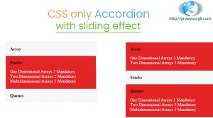 css only accordian