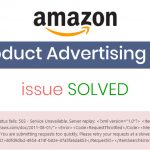 product advertising api error solved