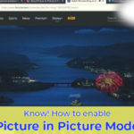 enable picture in picture in chrome