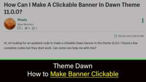 make banner clickable